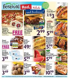 Festival Foods Weekly Ad Page 1