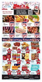 Mac's Market Weekly Ad Page 1