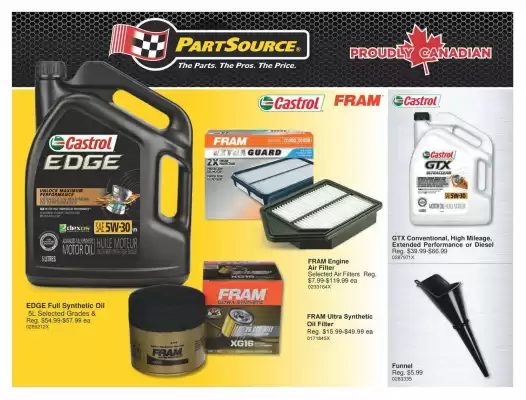 PartSource flyer (valid until 3-07)