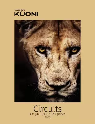 Catalogue Kuoni (valable jusqu'au 31-12)