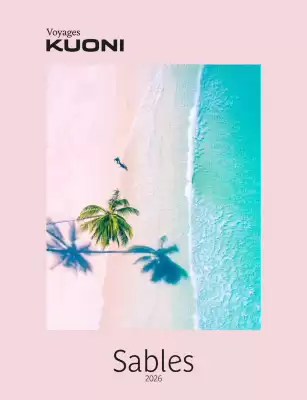 Catalogue Kuoni (valable jusqu'au 31-12)