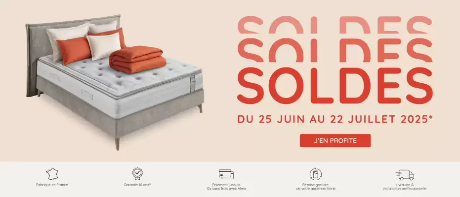 Catalogue Maison de la Literie (valable jusqu'au 22-07)