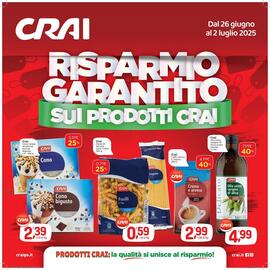 Volantino Crai settimana 26 Pagina 1