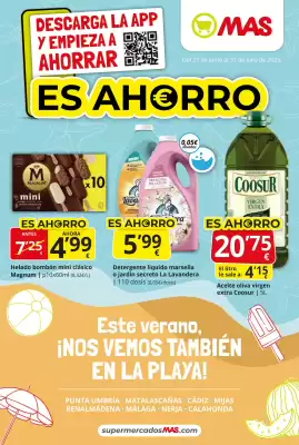 Folleto Supermercados MAS (válido hasta el 31-07)
