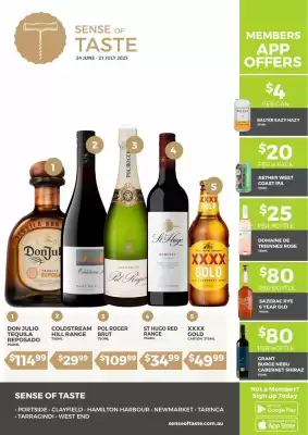 Sense of Taste catalogue