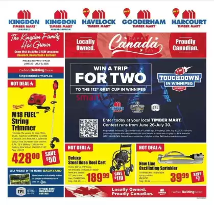 Timber Mart flyer (valid until 1-07)