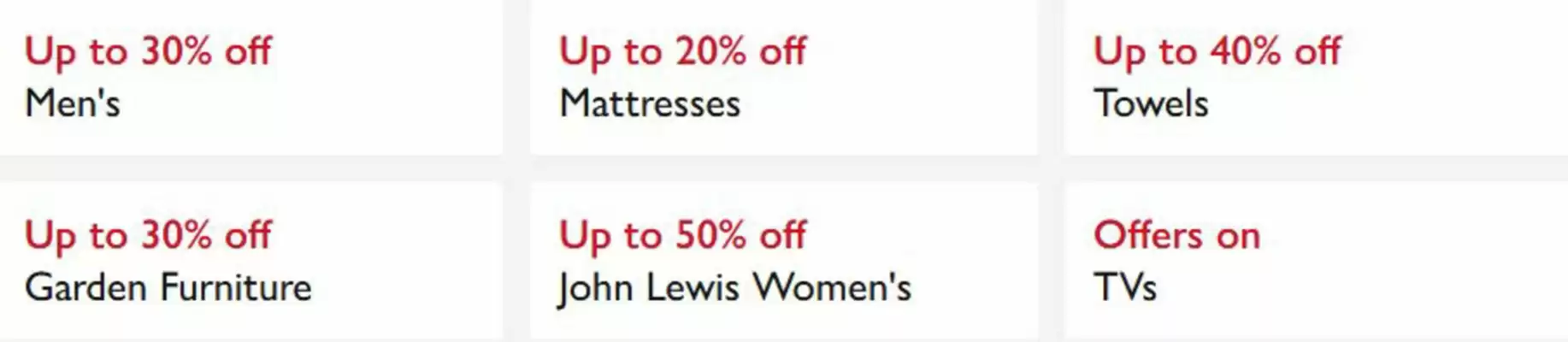 John Lewis leaflet (valid until 8-07)
