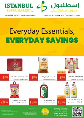 Istanbul Supermarket catalogue (valid until 2-07)