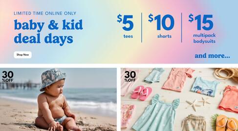 Carter's OshKosh flyer week 26 Page 1