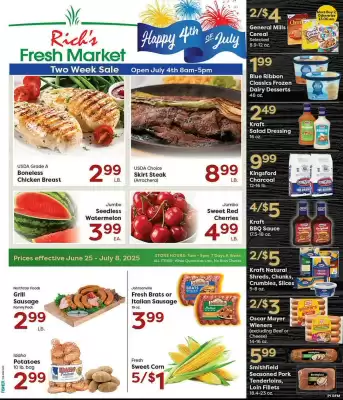 Rich's Fresh Market Weekly Ad (valid until 1-07)