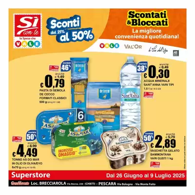 Volantino Sì con te Superstore