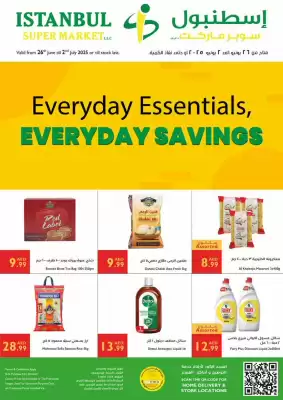 Istanbul Supermarket catalogue (valid until 2-07)