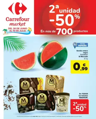 Folleto Carrefour Market (válido hasta el 10-07)
