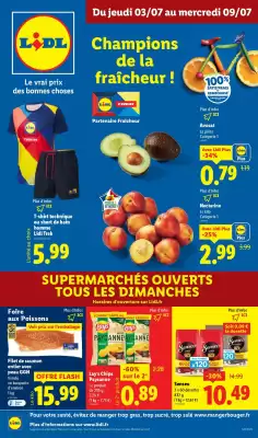Catalogue Lidl (valable jusqu'au 9-07)