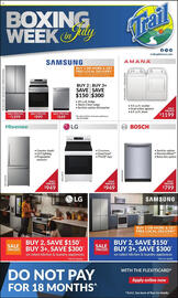 Trail Appliances flyer week 26 Page 1