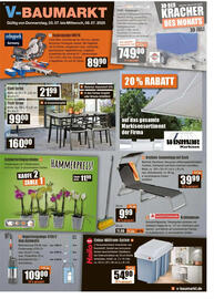 V Baumarkt Prospekt woche 27 Seite 1