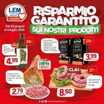 Volantino Lem SuperStore (valido fino al 9-07)