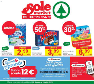 Volantino Solemarket Eurospar Pagina 1