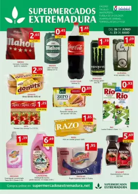 Folleto Supermercados Extremadura (válido hasta el 23-07)