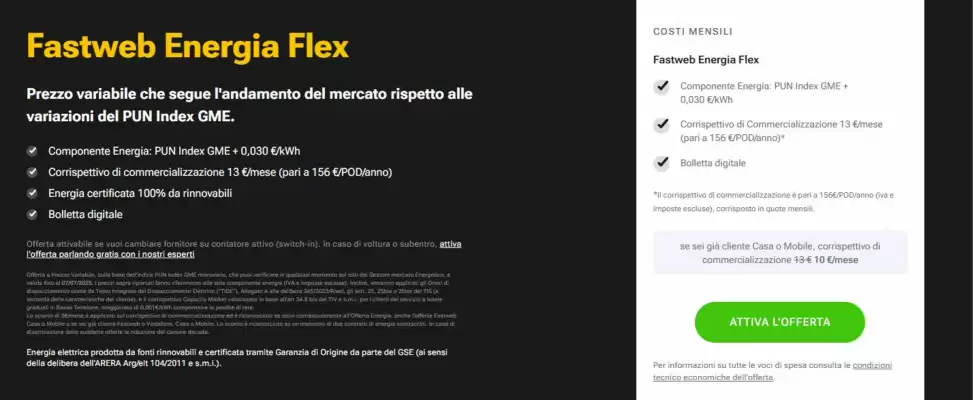 Volantino FASTWEB (valido fino al 7-07)