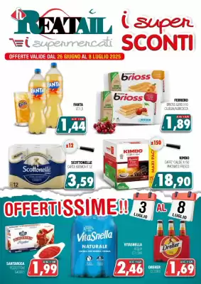Volantino Reatail Supermercati (valido fino al 8-07)