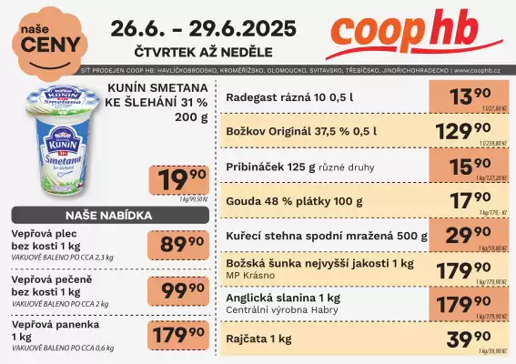 Coop hb leták