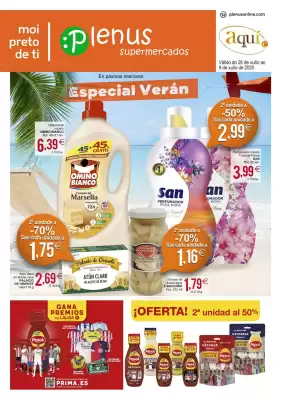 Folleto Plenus Supermercados (válido hasta el 9-07)