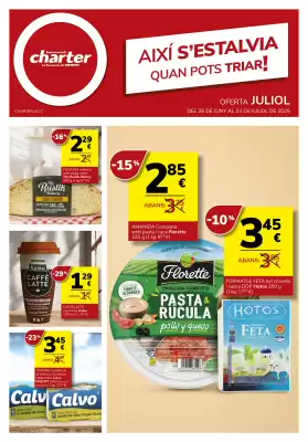 Folleto Supermercados Charter (válido hasta el 23-07)