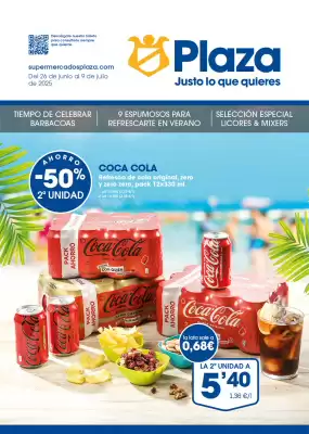 Folleto Supermercados Plaza (válido hasta el 9-07)