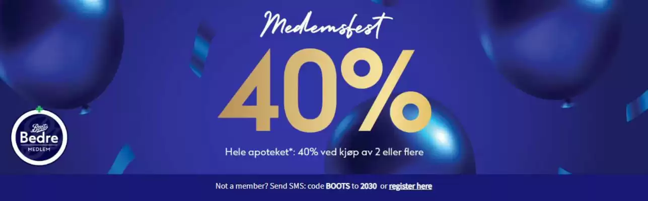 Boots Apotek Kundeavis (gyldig til 29-06)