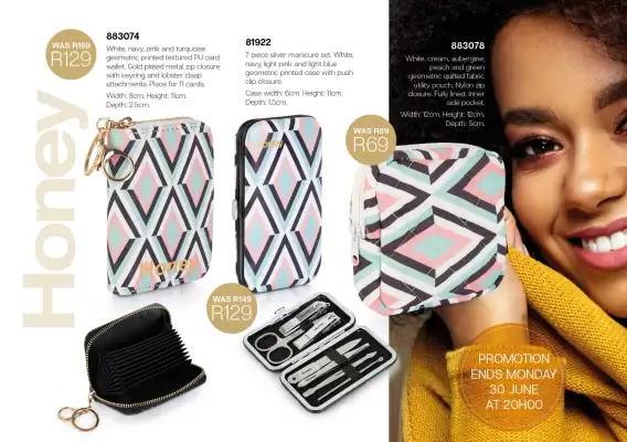 Honey Fashion Accessories catalogue (valid until 2-07)