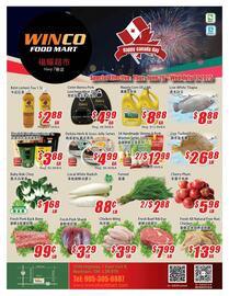 WinCo Food Mart flyer week 26 Page 1