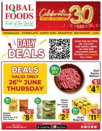 Iqbal Foods flyer week 26 Page 1