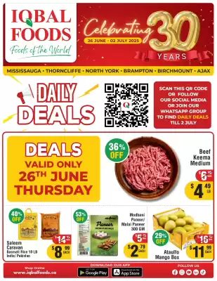 Iqbal Foods flyer (valid until 2-07)