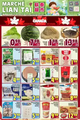 Marché Lian Tai flyer (valid until 2-07)