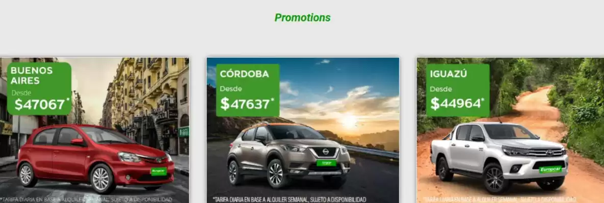 Catálogo Europcar (válido hasta 4-07)