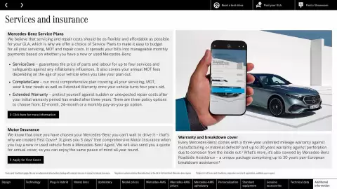 Mercedes-Benz leaflet Page 70
