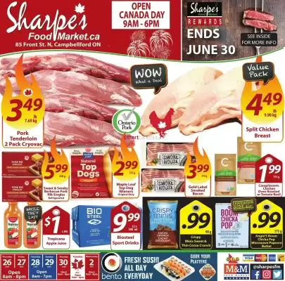 Sharpe's Food Market flyer (valid until 2-07)