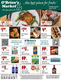 Obriens Market ad week 26 Page 1