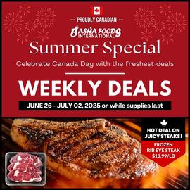Basha Foods flyer week 26 Page 1
