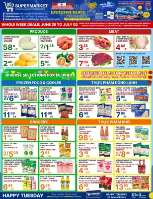 88 Supermarket flyer (valid until 2-07)