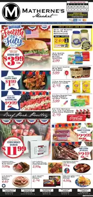 Matherne's Weekly Ad (valid until 8-07)