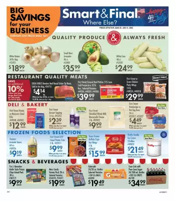 Smart & Final Weekly Ad (valid until 8-07)