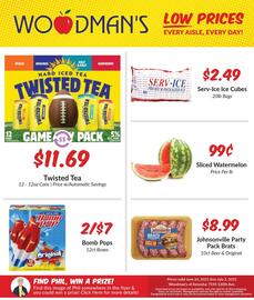 Woodman's Weekly Ad week 26 Page 1