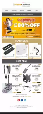 Primecables flyer (valid until 1-07)