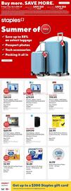 Staples flyer Page 1