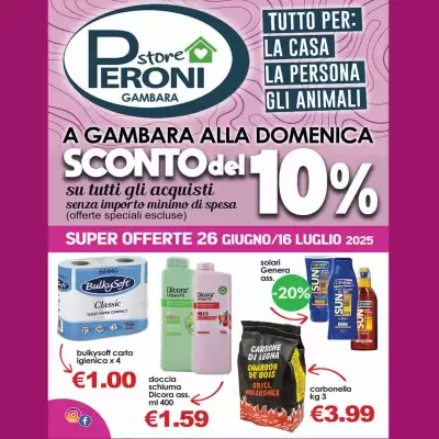 Volantino Peroni Supermercati (valido fino al 16-07)
