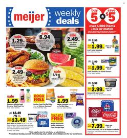 Meijer Weekly Ad week 27 Page 1