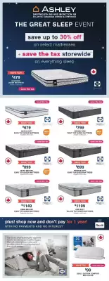Ashley Furniture flyer (valid until 1-07)