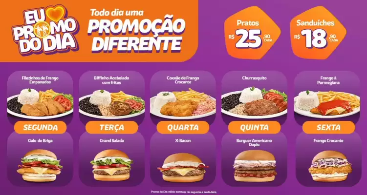 Catálogo Giraffas (válido até 10-07)